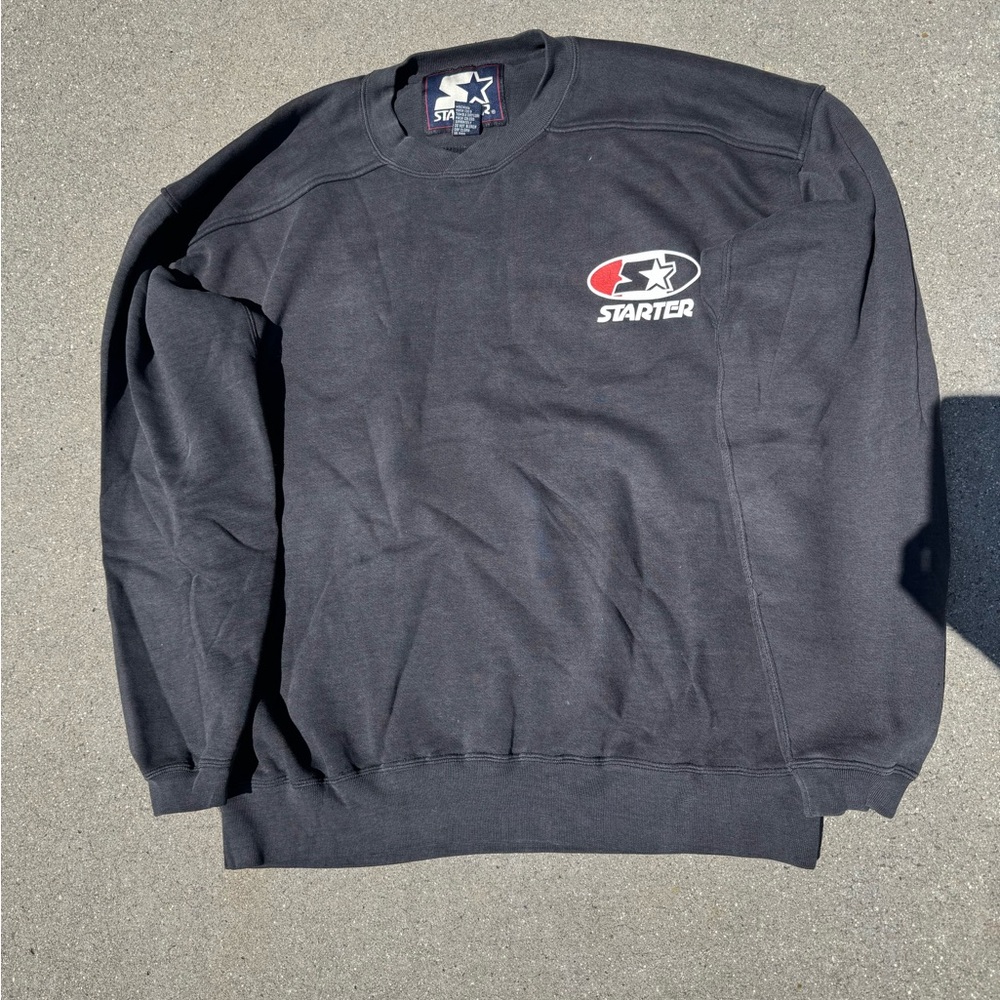 STARTER Black Crewneck Sweater